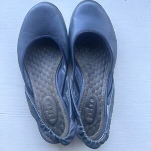 Blue Privo size 7.5‎ womens flats comfort leather orthopedic